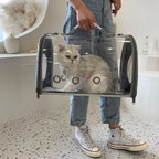 Cat Carrier Cat Bag Transparent Going Out Portable Bag Car Cat Breathable Space Capsule Pet Backpack Portable