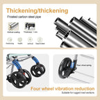 Foldable Cat Dog Stroller  Detachable  Easy Assembly Pet Travel Carrier W/Shock Absorption Folding Resistant