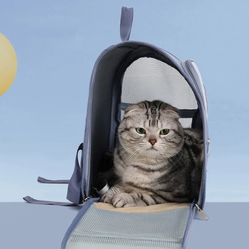 Transparent Pet Supplies Cat Carrier Bag Portable Travel Outdoor Backpack for Cats Small Dogs Breathable Carrying