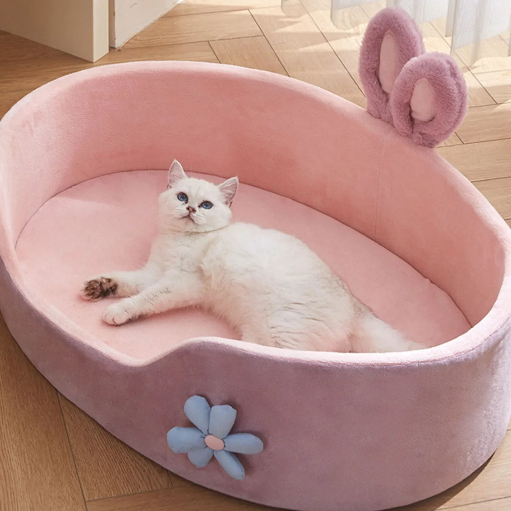 Cat's nest, kennel, universal in all seasons, warm nest in winter, removable and washable pet bed
