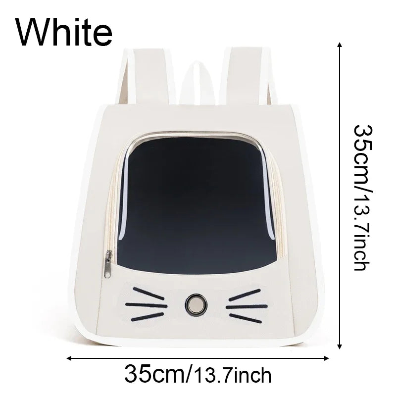 Transparent Pet Supplies Cat Carrier Bag Portable Travel Outdoor Backpack for Cats Small Dogs Breathable Carrying