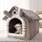Winter Warm Pet Nest - 4-Season Use Dogs & Cats, Removable Washable Universal Pet House