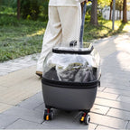 Transparent Pet Suitcase Large Capacity Cat Carry Portable Cat Stroller for Traveling Comfortable Breathable